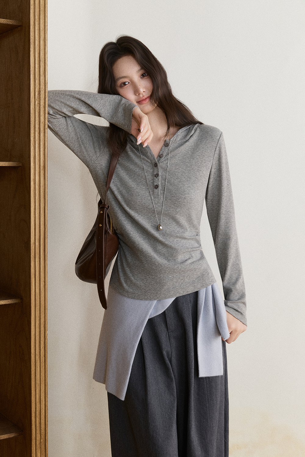Long Sleeve T-shirt for Women MISHOW