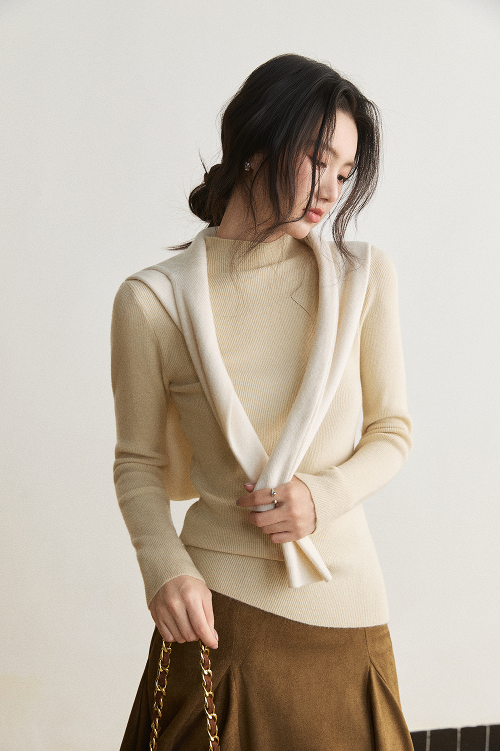 Knit Shirt for Women MISHOW
