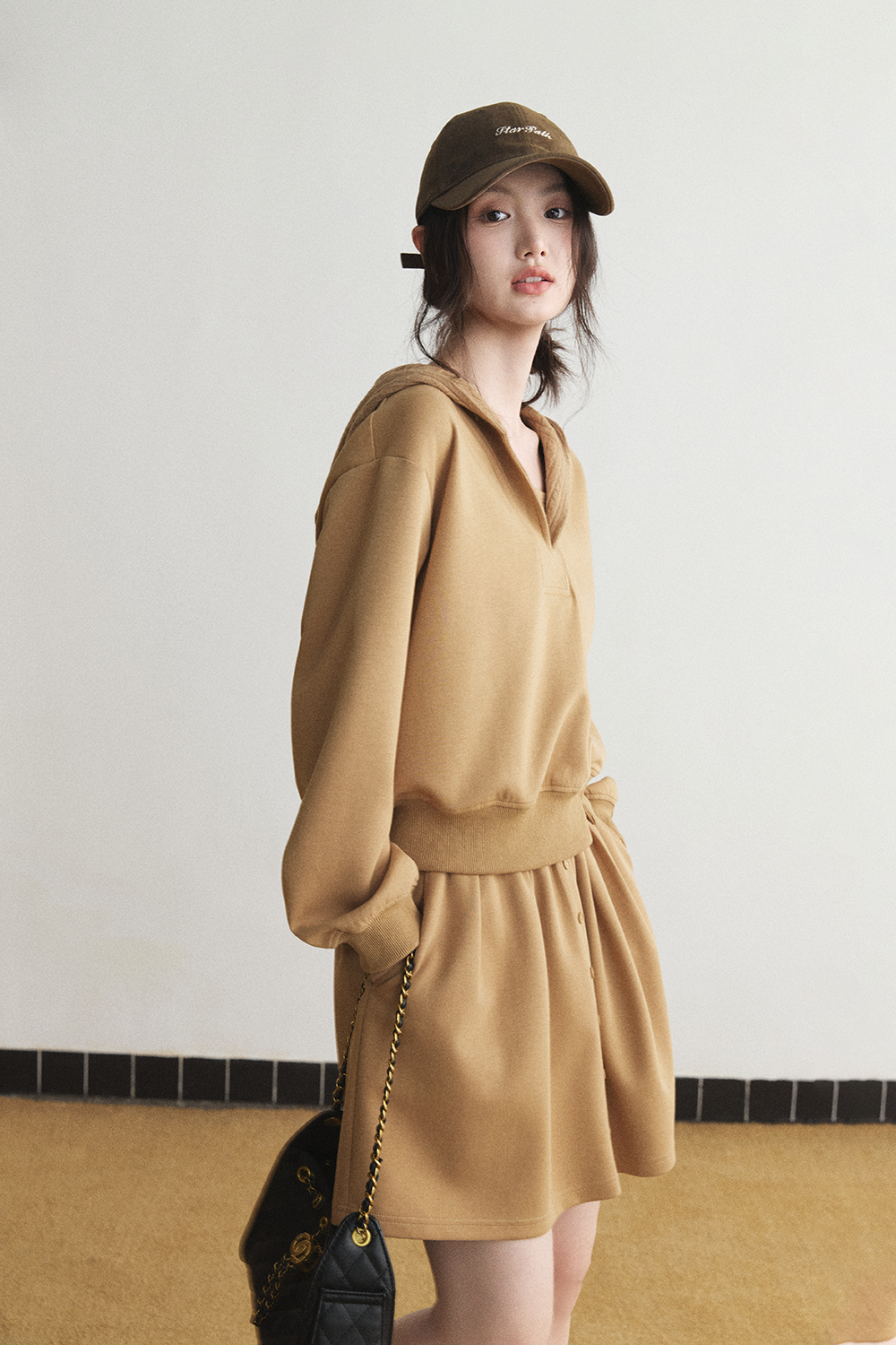 Hoodie and Skirt Set Sold Separately MISHOW