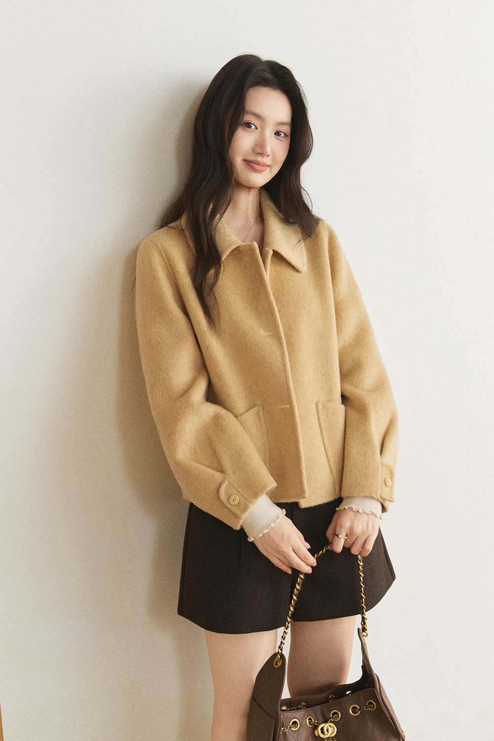 Coat+Belt for Women MISHOW