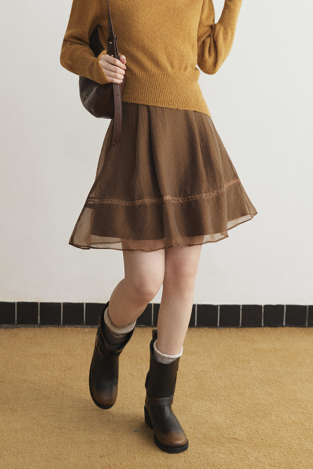 Midi Skirt for Women MISHOW