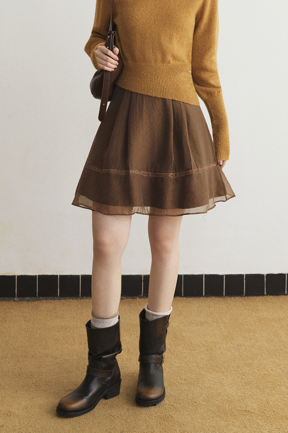 Midi Skirt for Women MISHOW