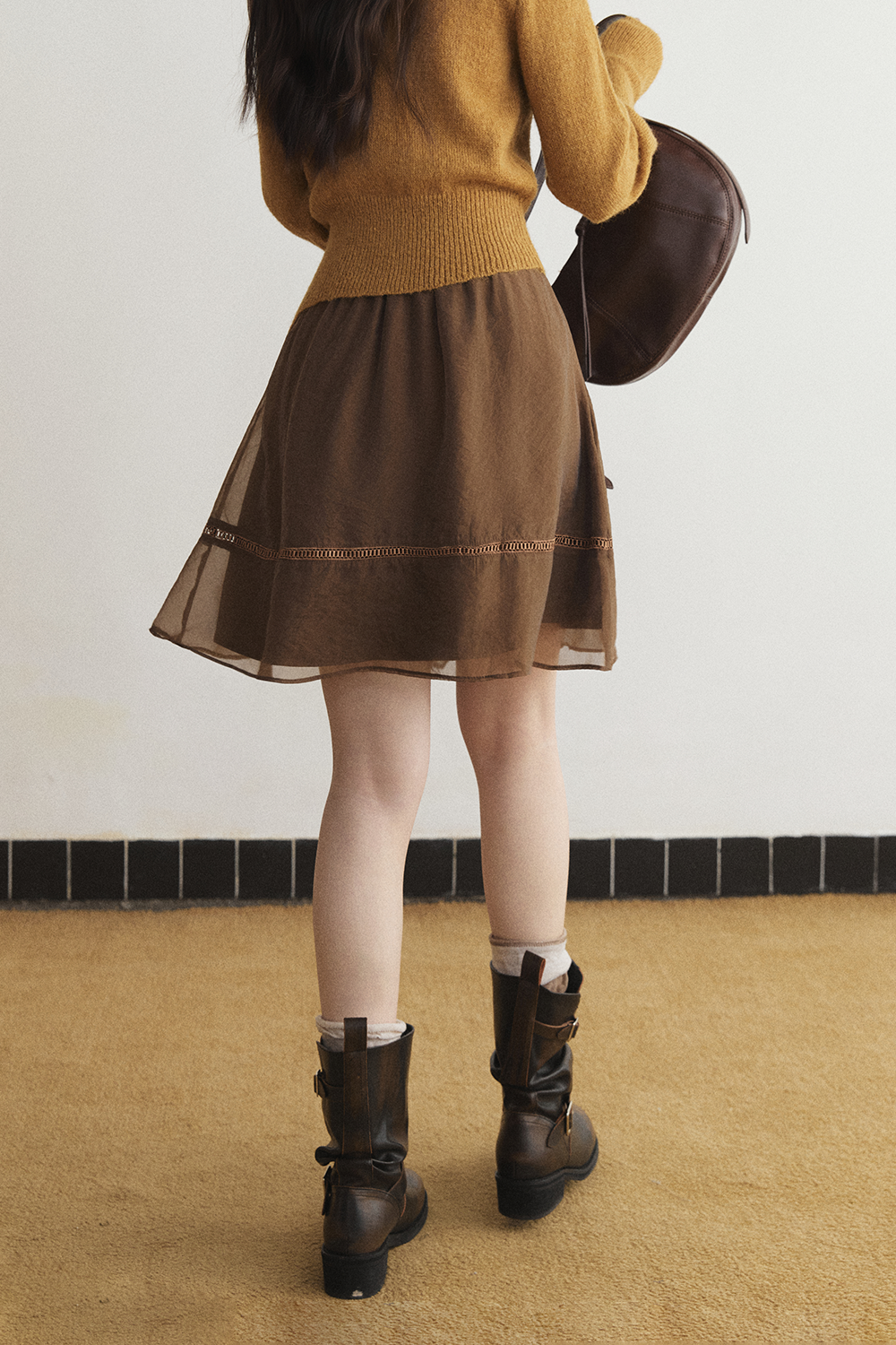 Midi Skirt for Women MISHOW