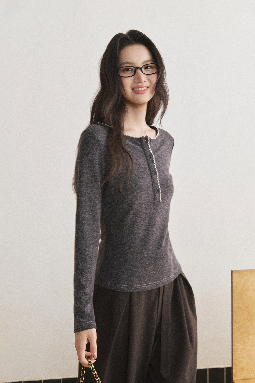 Long Sleeve T-shirt for Women MISHOW