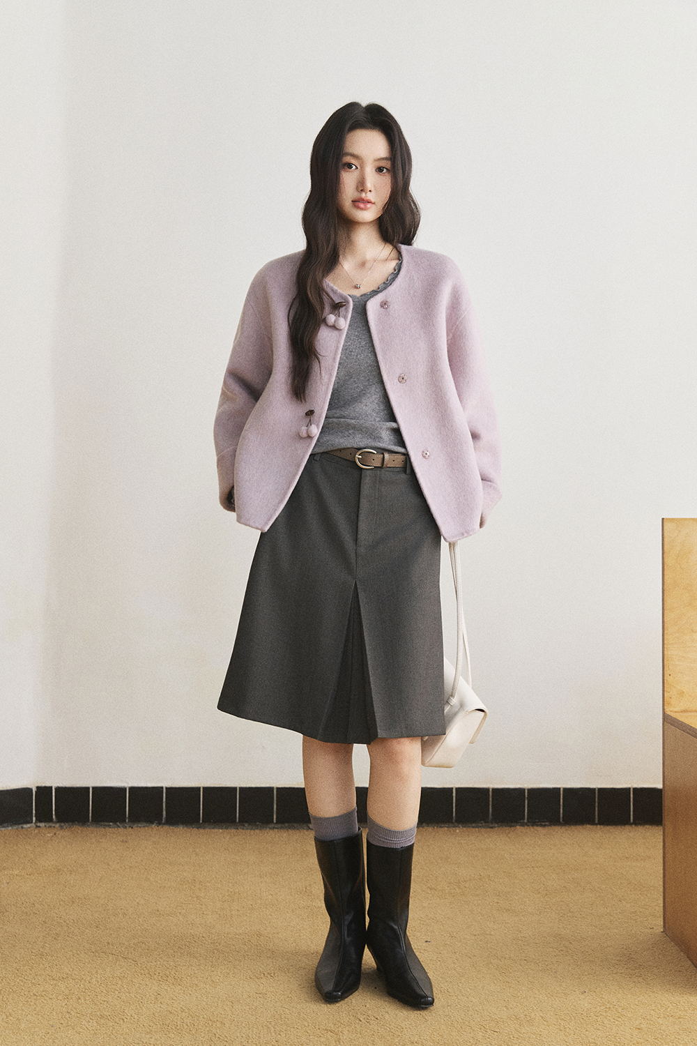 Woolen Coat for Women MISHOW