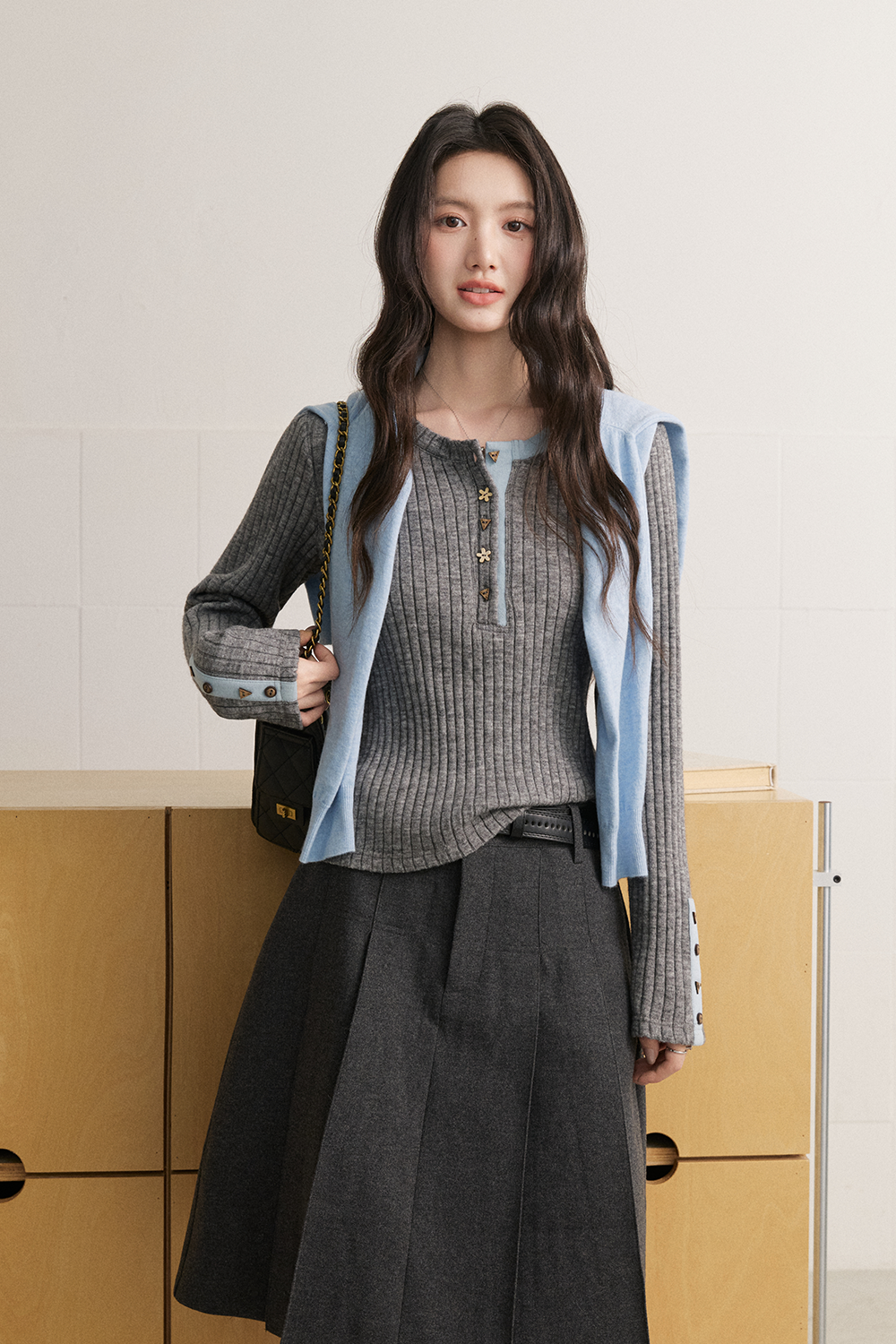 Knit Shirt for Women MISHOW