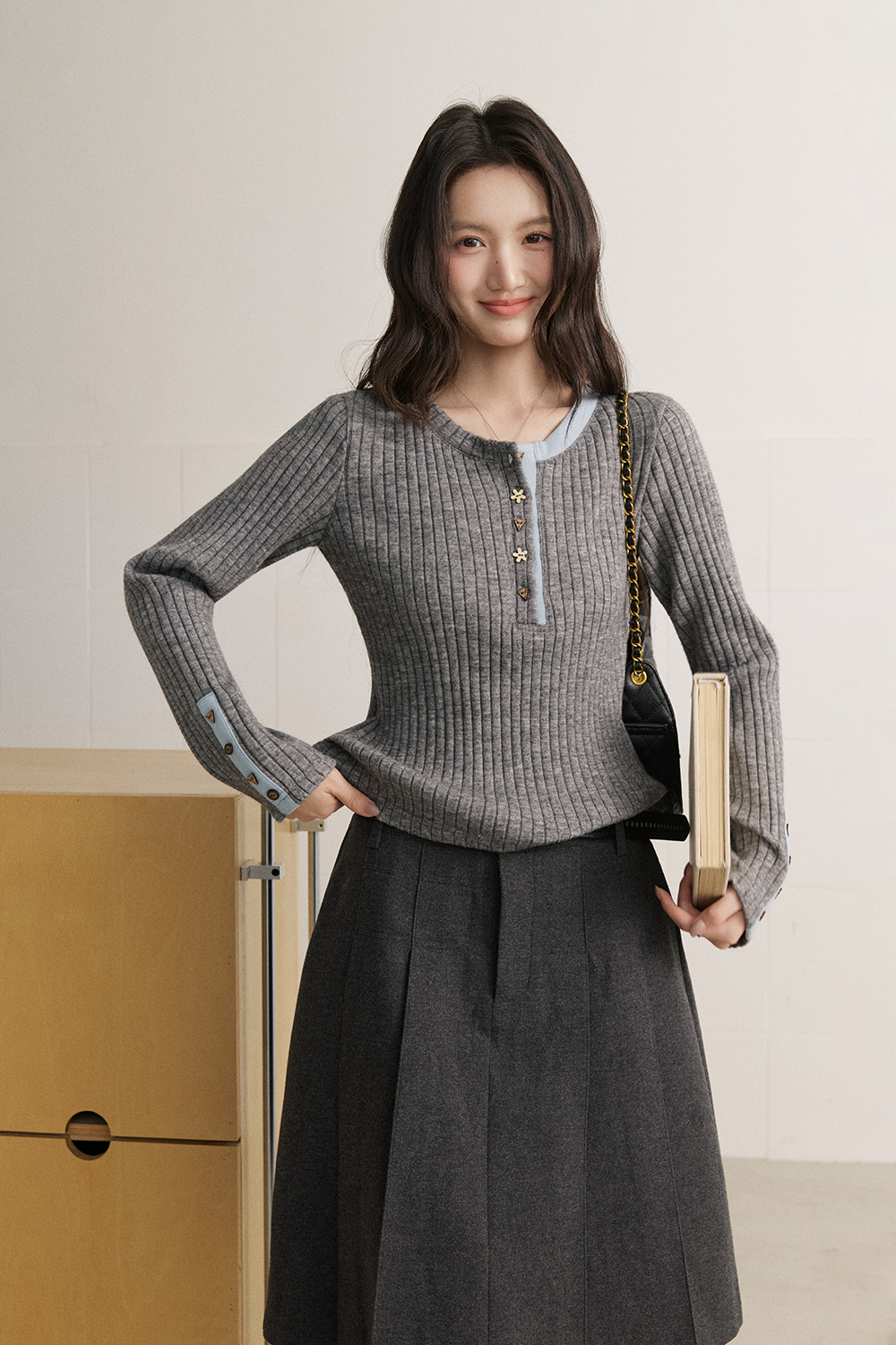 Knit Shirt for Women MISHOW