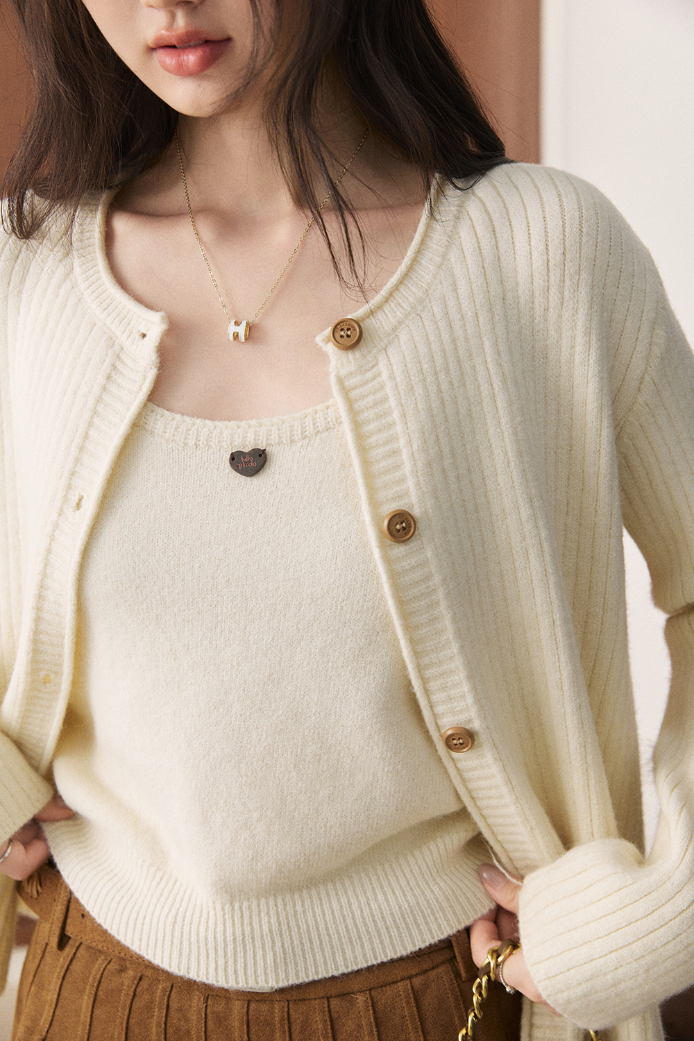 Cardigan + Camisole for Women MISHOW