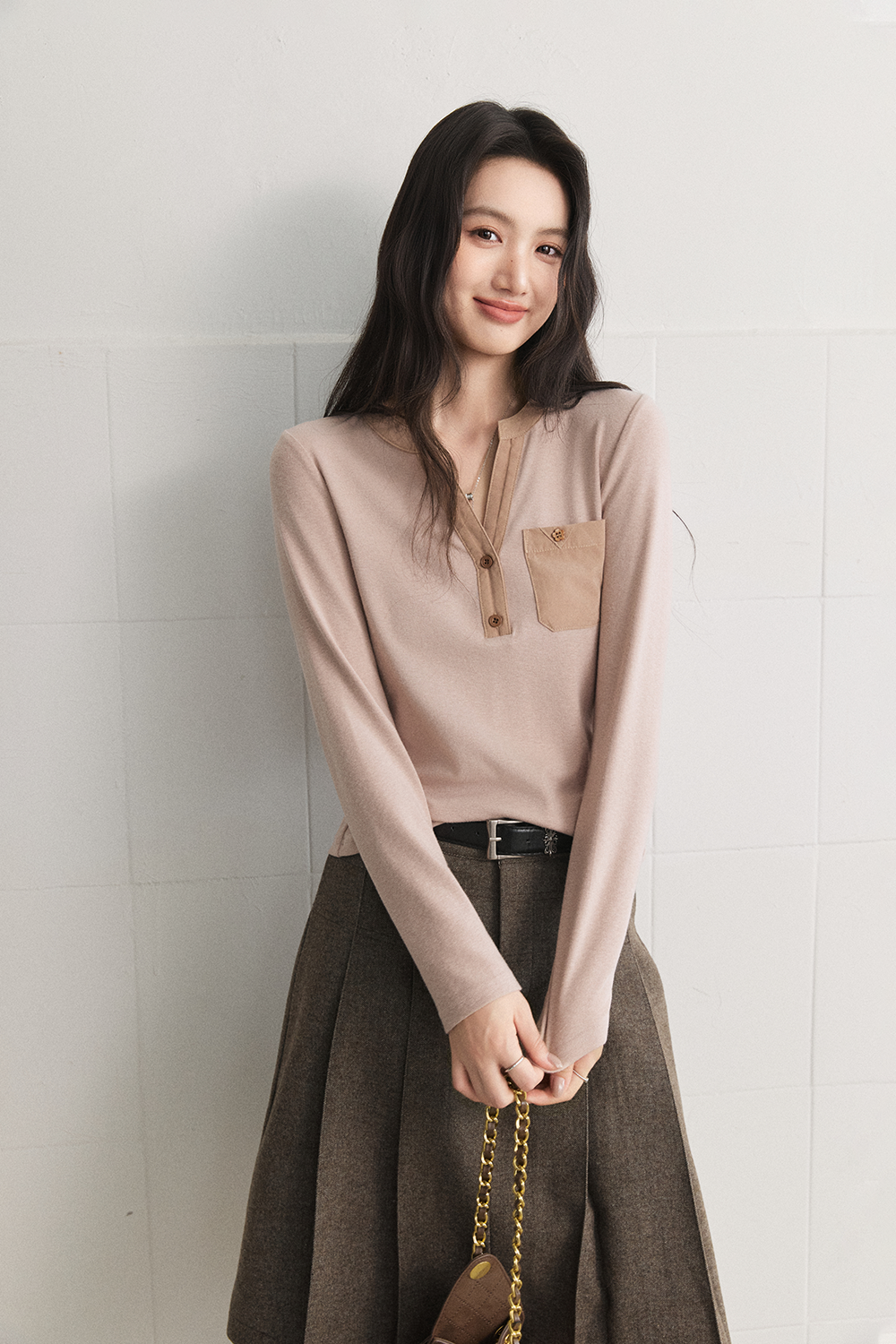 Long Sleeve T-shirt for Women MISHOW