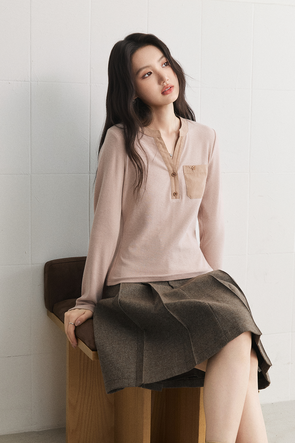 Long Sleeve T-shirt for Women MISHOW