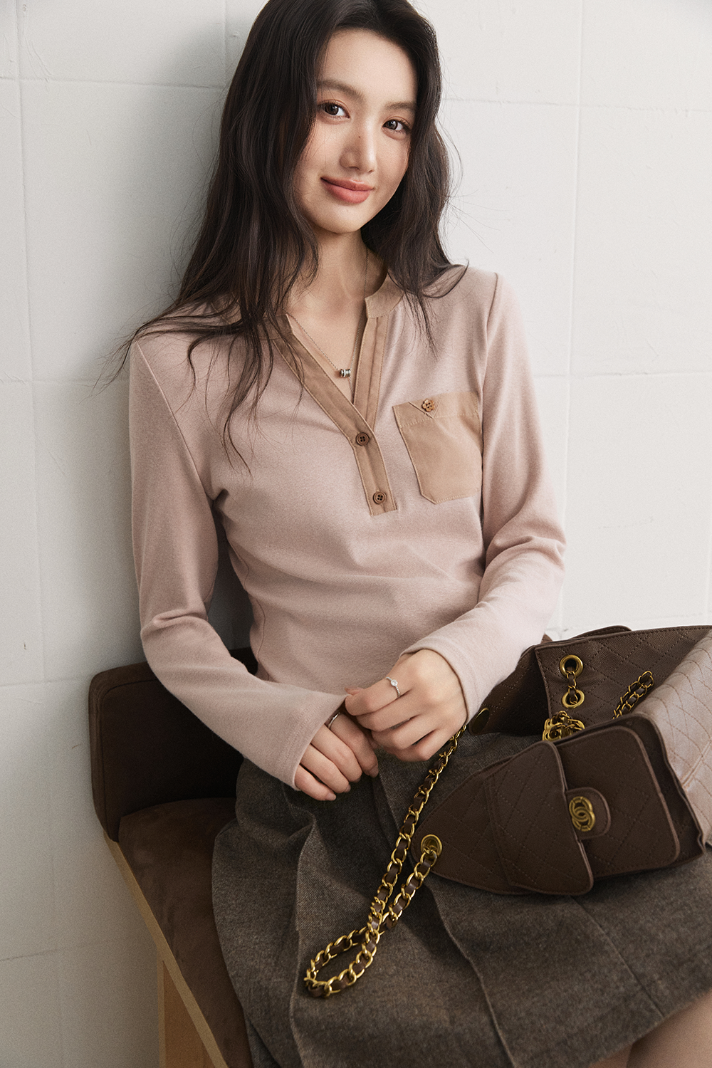 Long Sleeve T-shirt for Women MISHOW