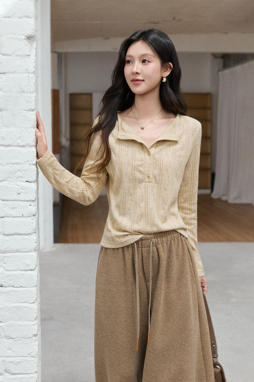 Long Sleeve T-shirt for Women MISHOW