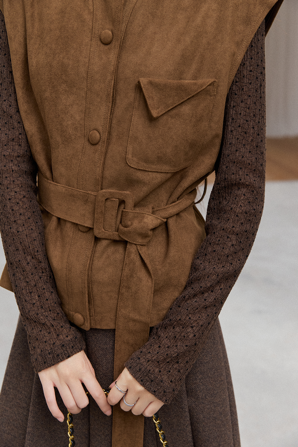 Vest+Belt for Women MISHOW