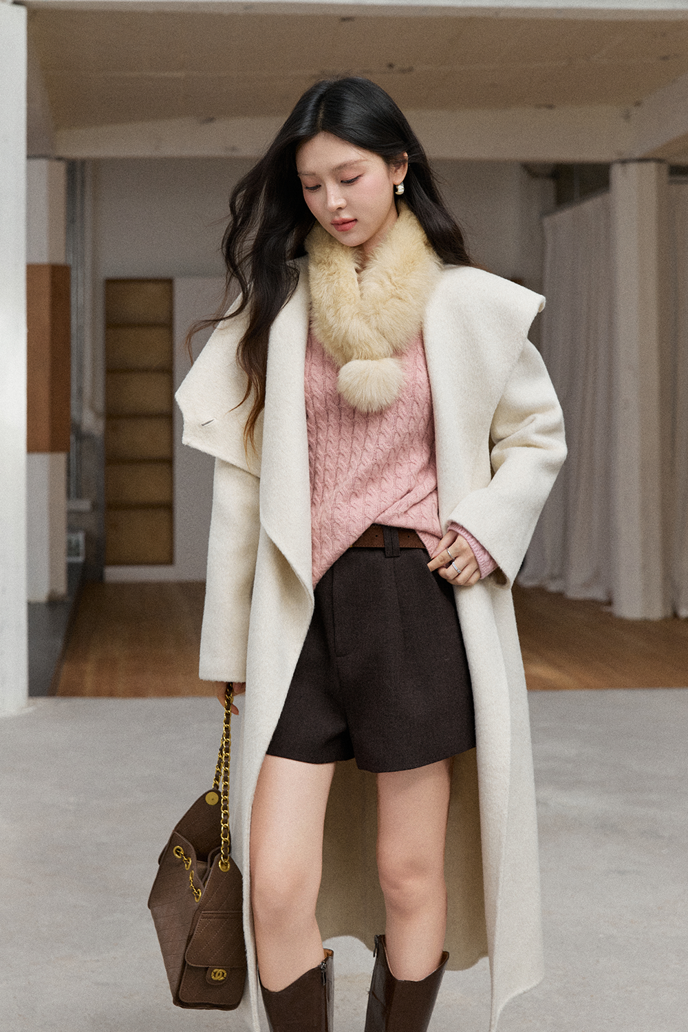 Woolen Coat for Women MISHOW