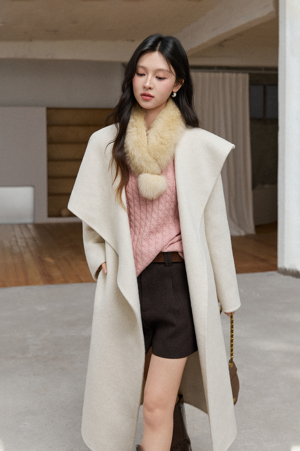 Woolen Coat for Women MISHOW