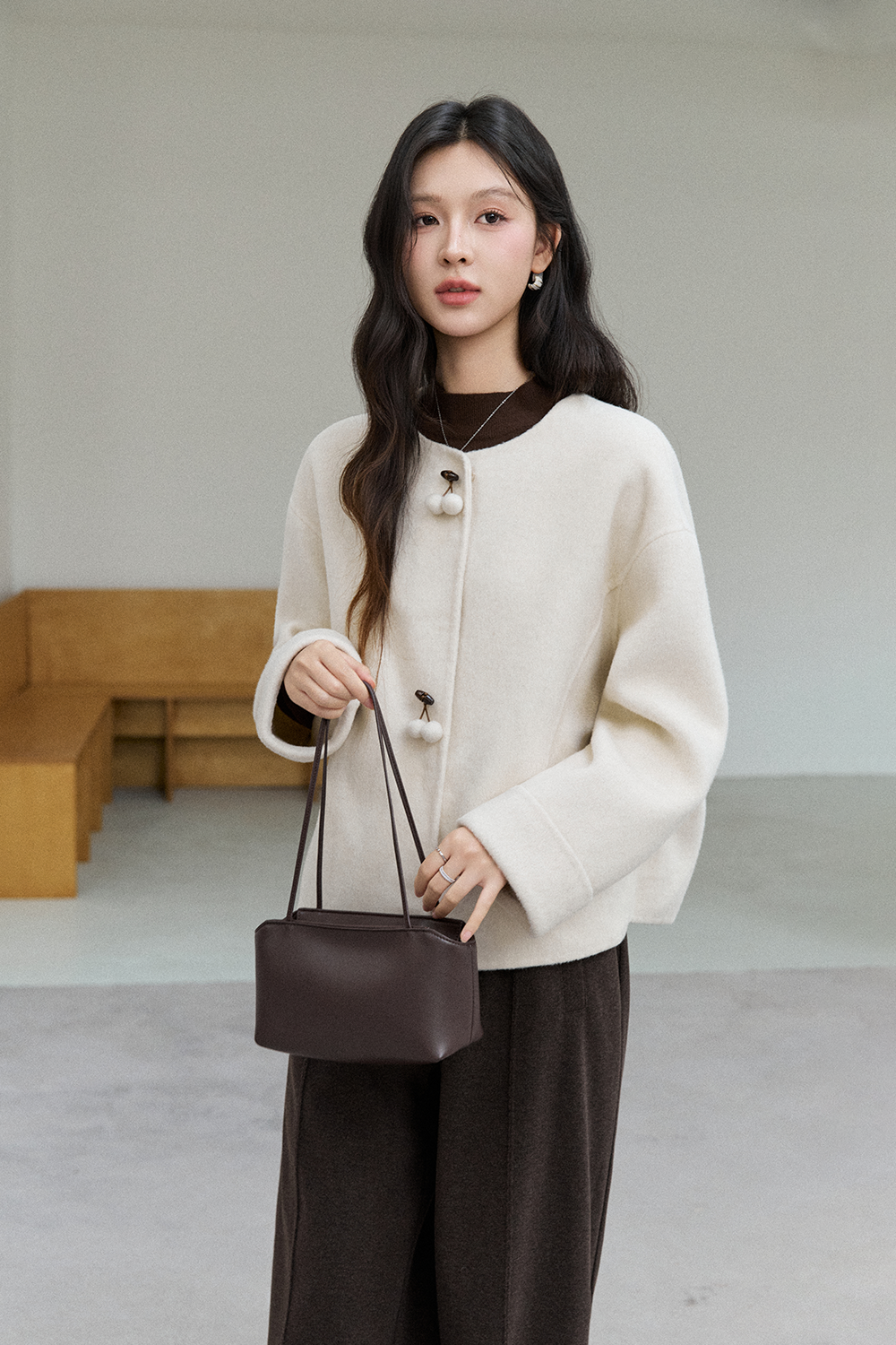 Woolen Coat for Women MISHOW