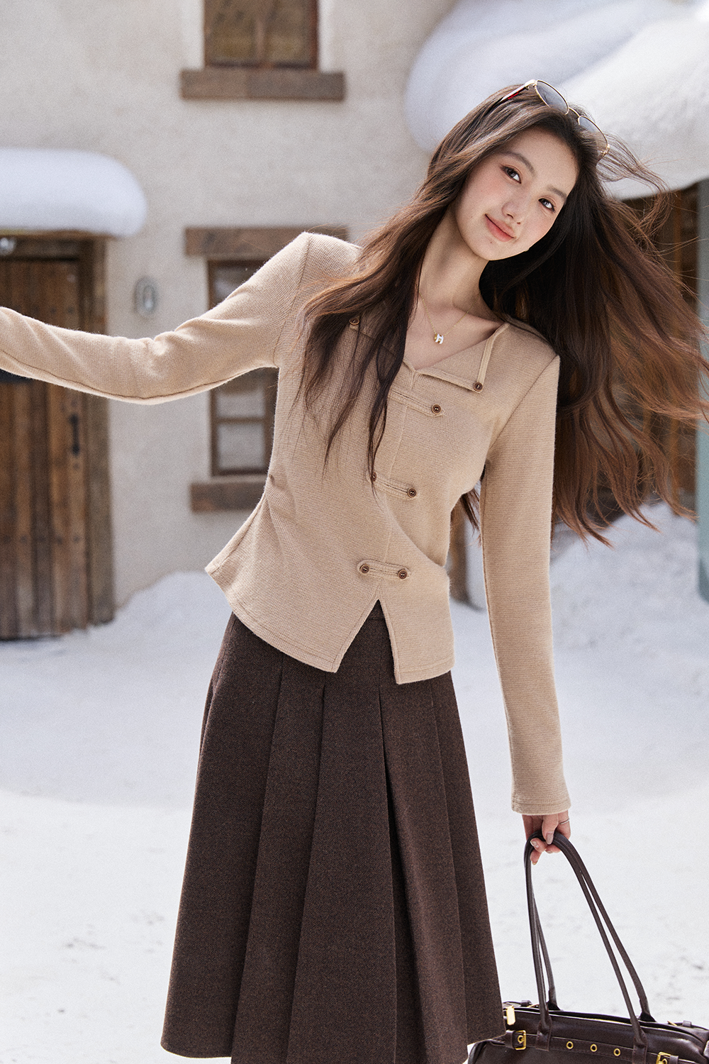 Long Sleeve T-shirt for Women MISHOW