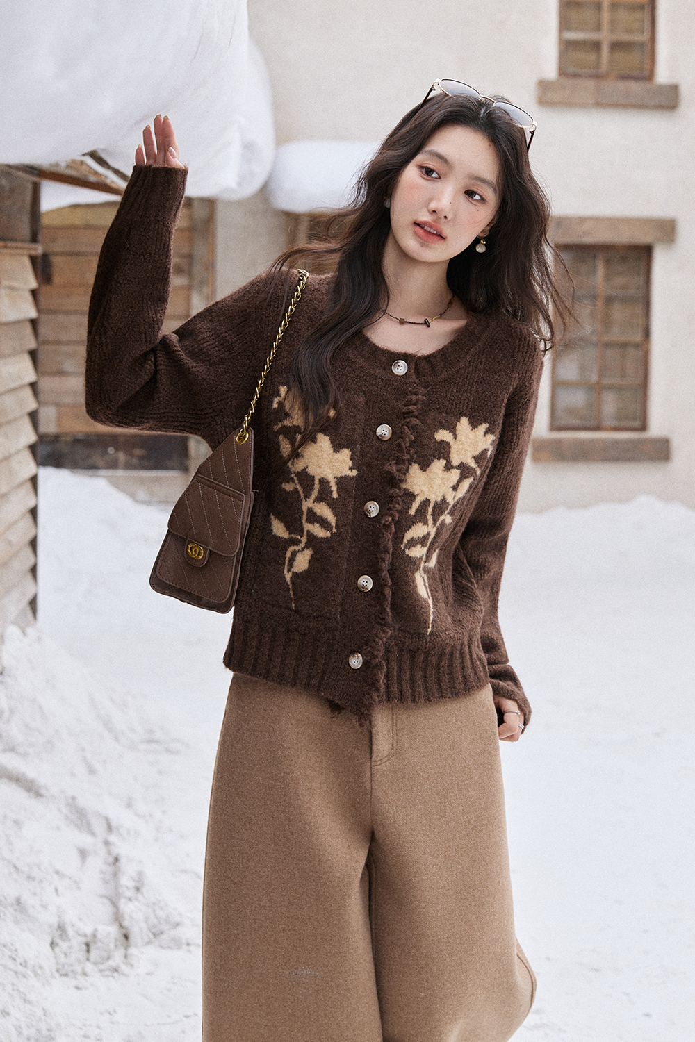 Knit Cardigan for Women MISHOW
