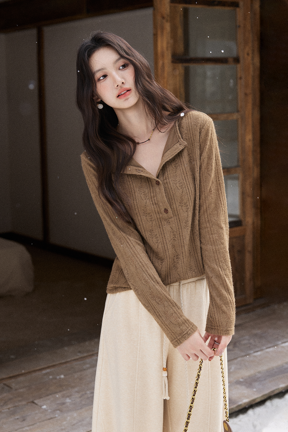 Long Sleeve T-shirt for Women MISHOW