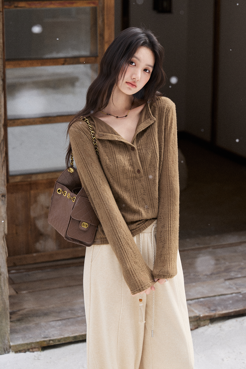 Long Sleeve T-shirt for Women MISHOW