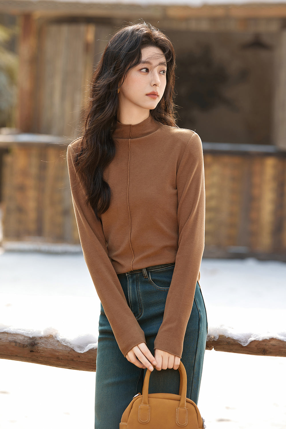 เสื้อถัก bottoming สำหรับผู้หญิง