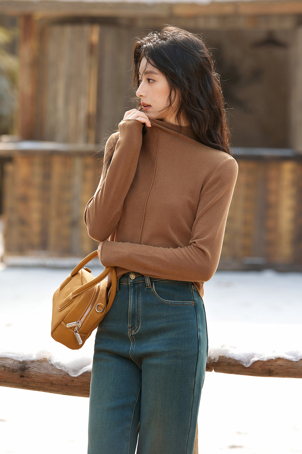 เสื้อถัก bottoming สำหรับผู้หญิง