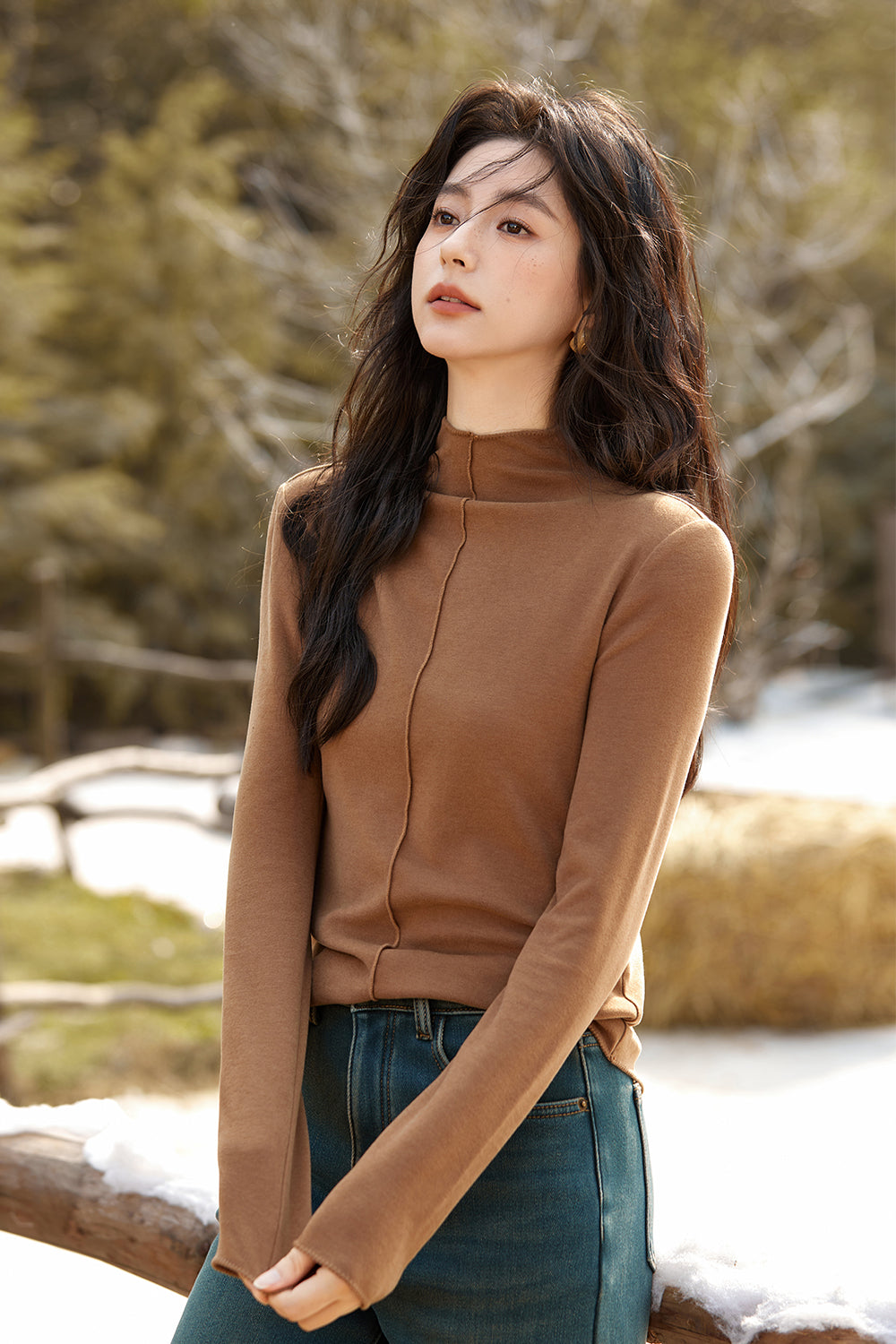 เสื้อถัก bottoming สำหรับผู้หญิง