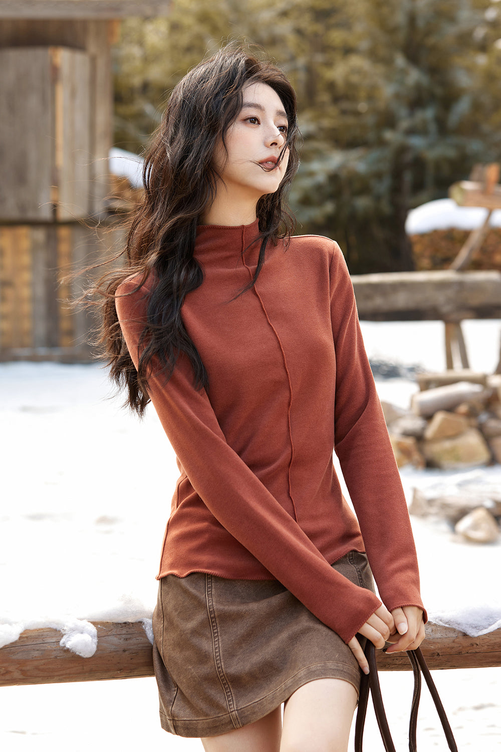 เสื้อถัก bottoming สำหรับผู้หญิง