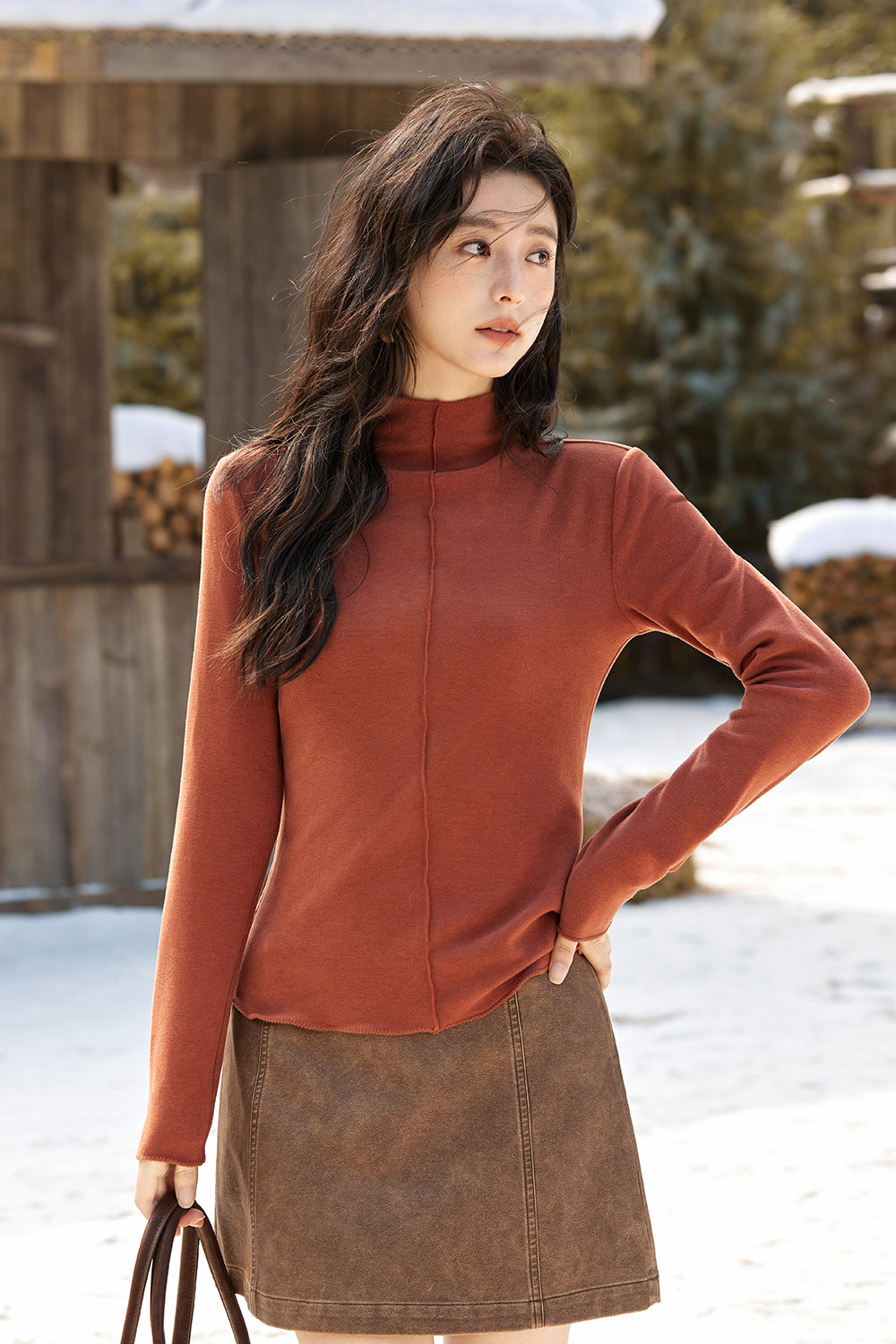 เสื้อถัก bottoming สำหรับผู้หญิง