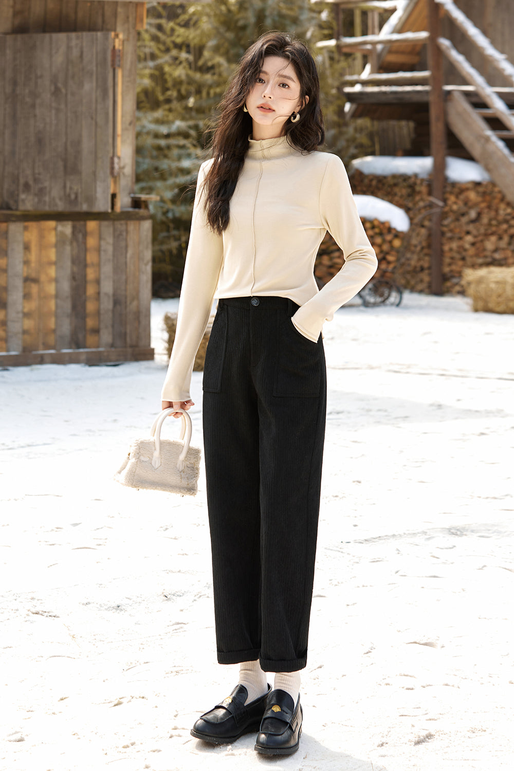 เสื้อถัก bottoming สำหรับผู้หญิง