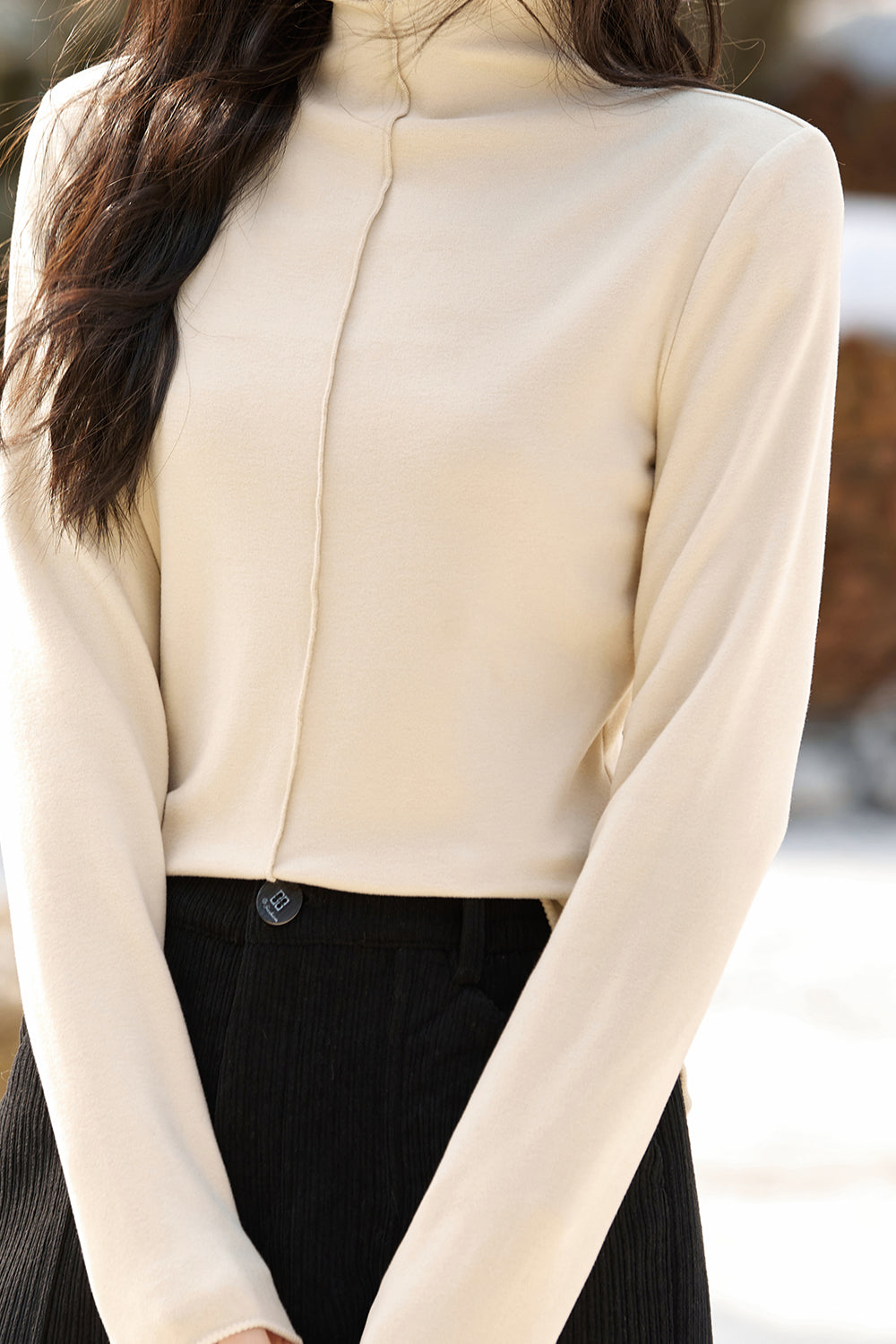 เสื้อถัก bottoming สำหรับผู้หญิง