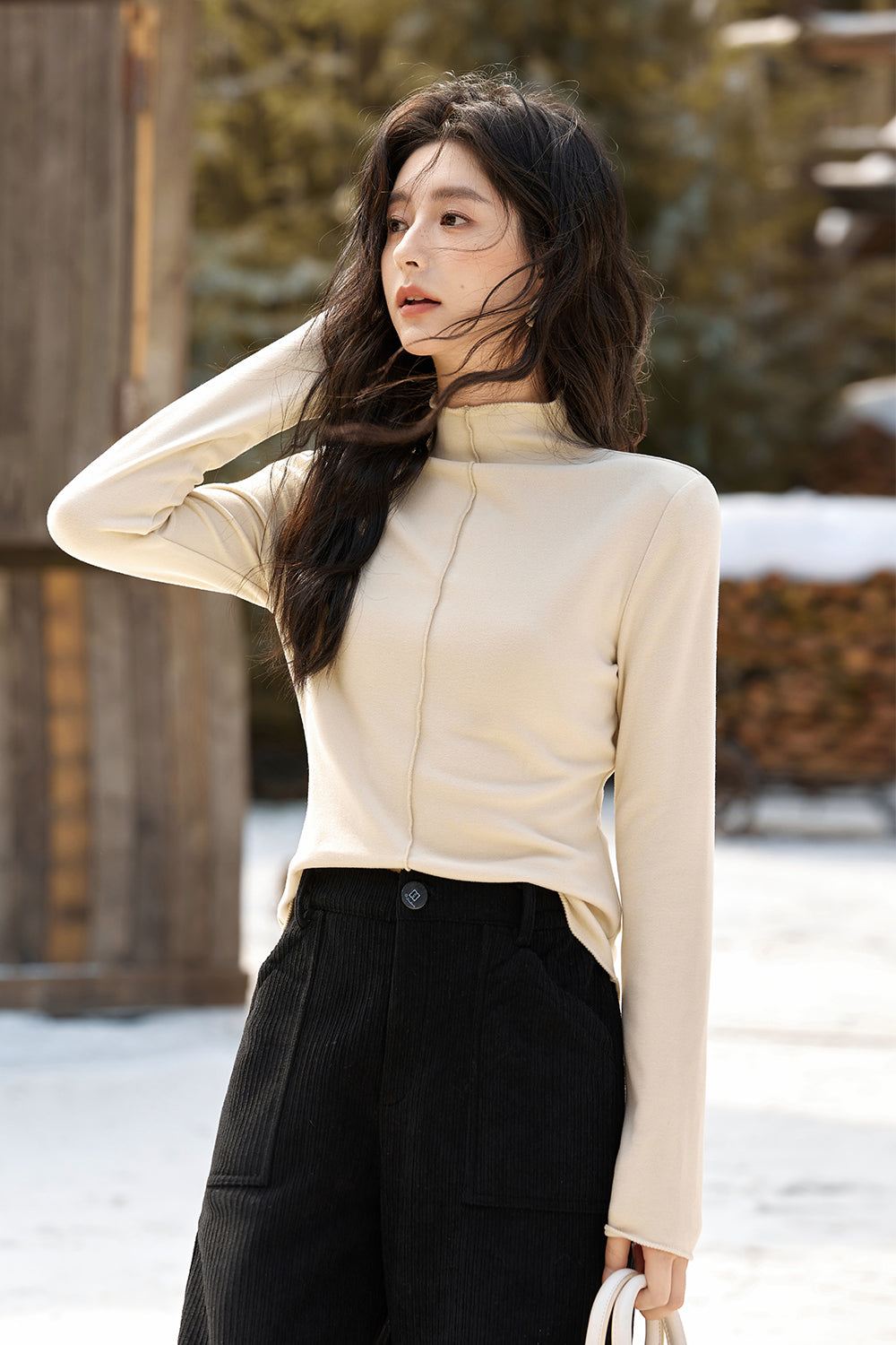 เสื้อถัก bottoming สำหรับผู้หญิง