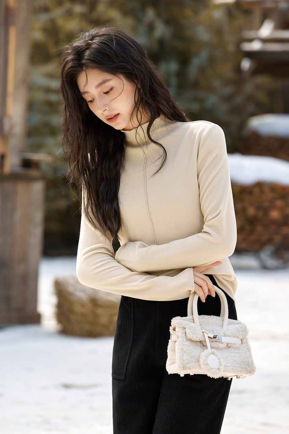 เสื้อถัก bottoming สำหรับผู้หญิง