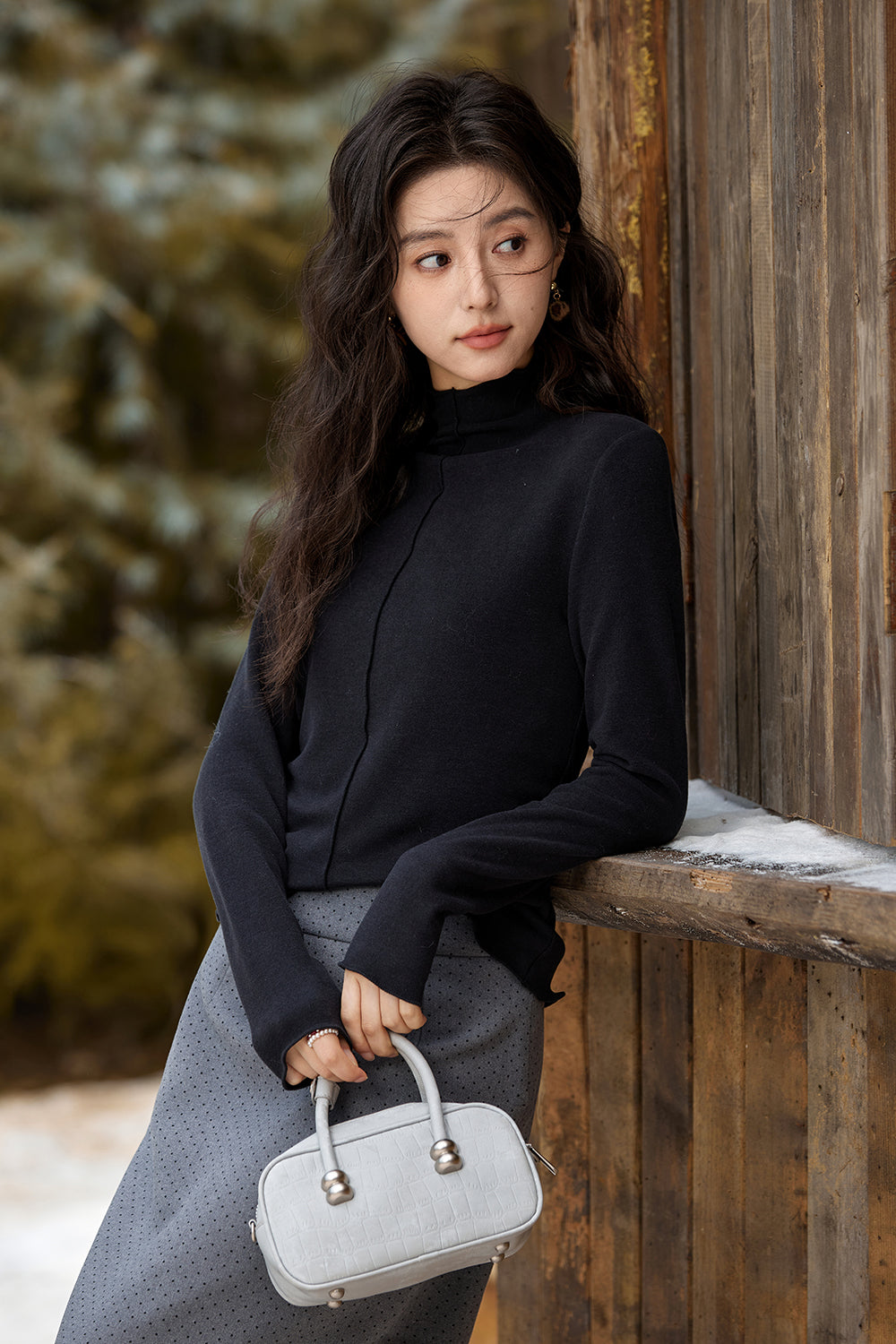 เสื้อถัก bottoming สำหรับผู้หญิง