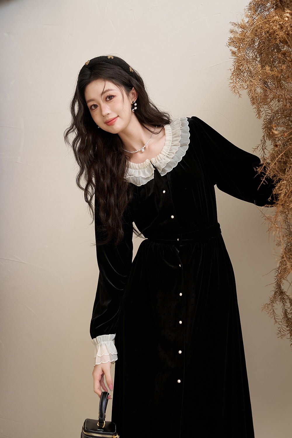 Solid Midi Dress for Women