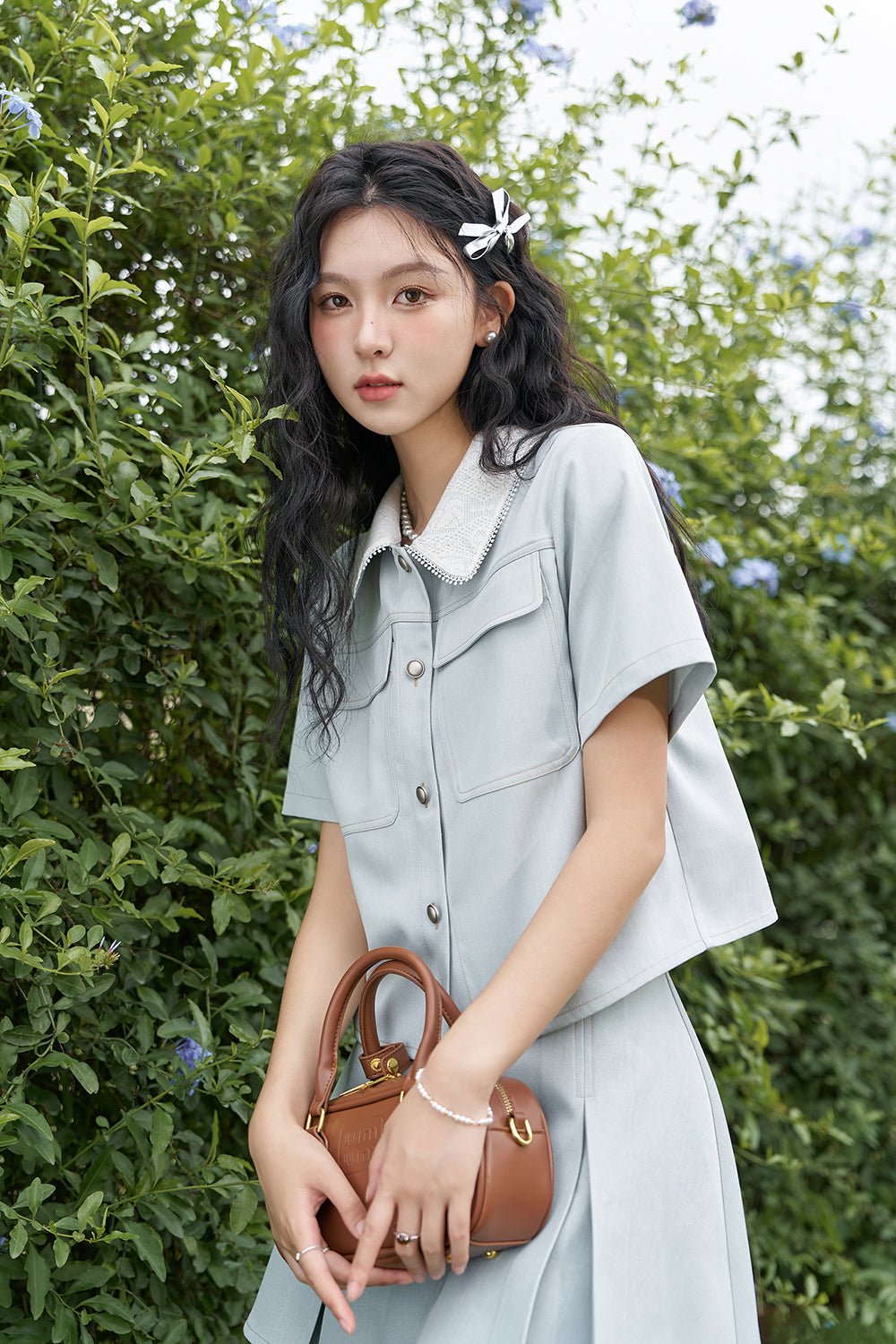ชุดเสื้อโค้ตและกระโปรงขายแยกกัน
