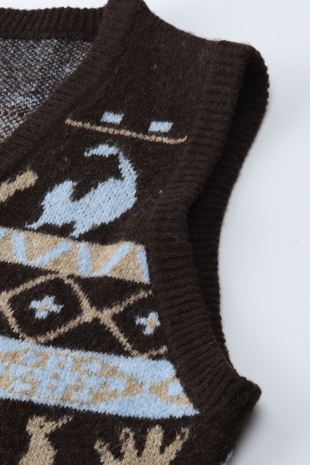 여성용 니트 조끼