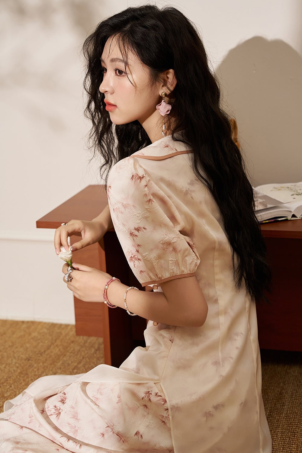 Floral Maxi Dress for Women - Mishow