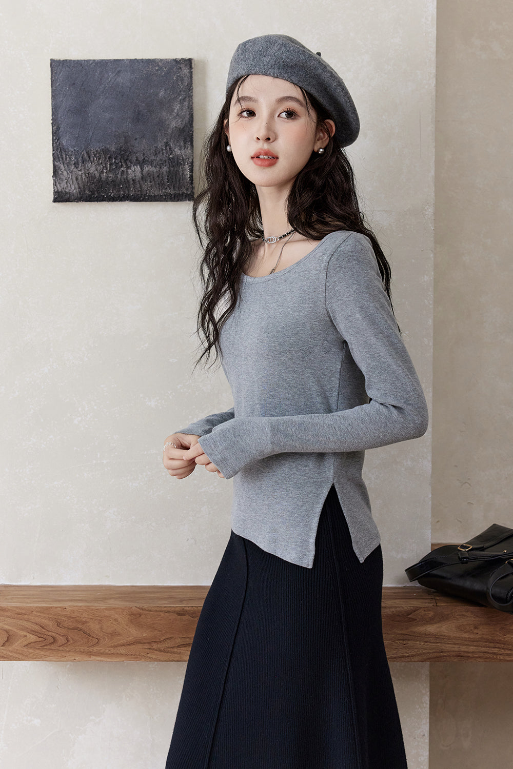 เสื้อยืดแขนยาวสำหรับผู้หญิง