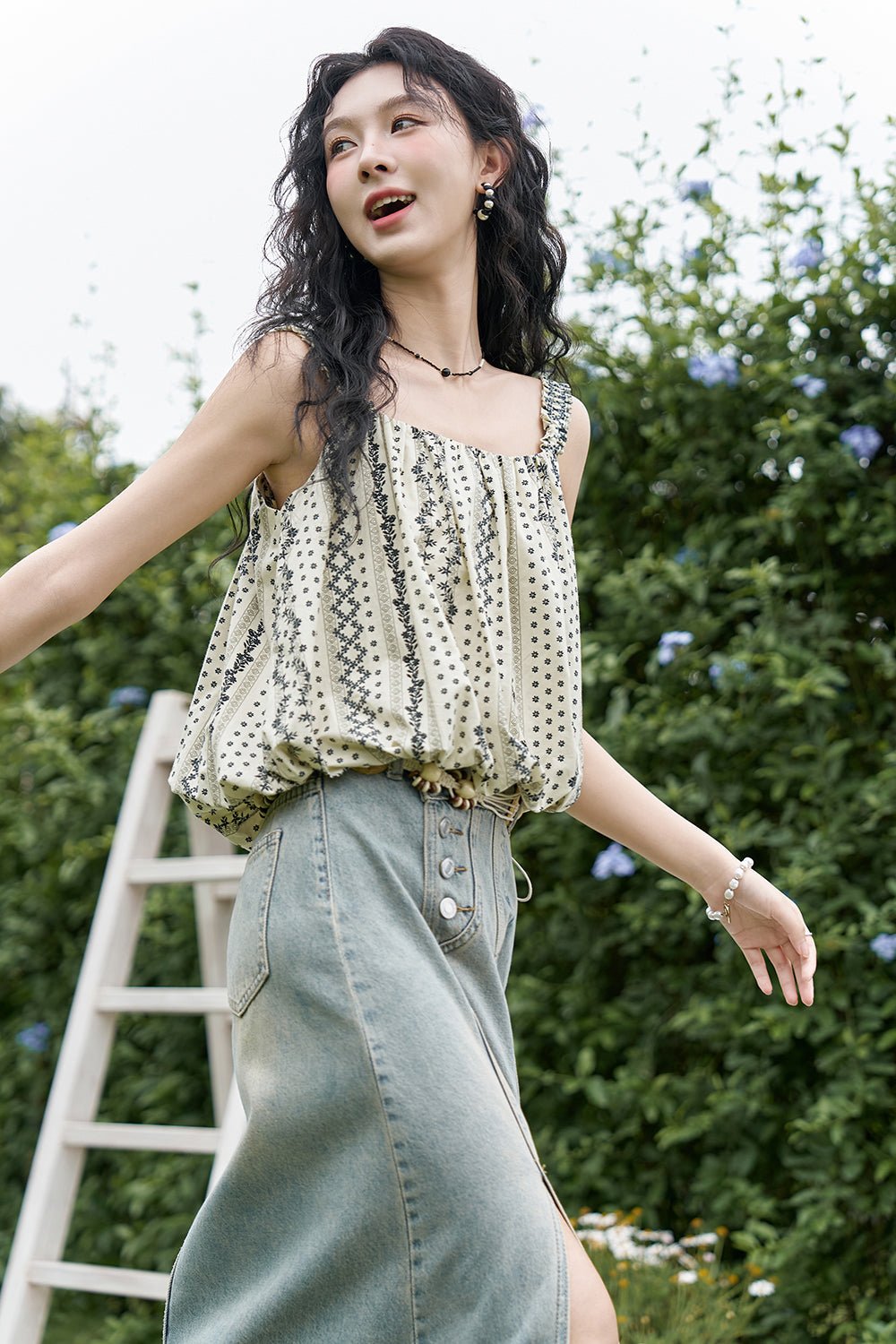 Spaghetti Strap Top for Women - Mishow