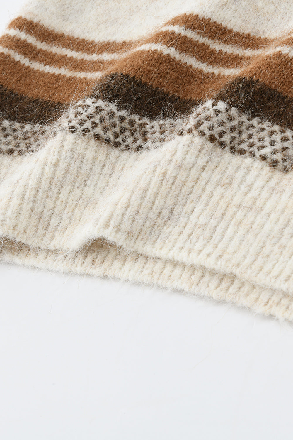 여성용 니트 셔츠 + 숄