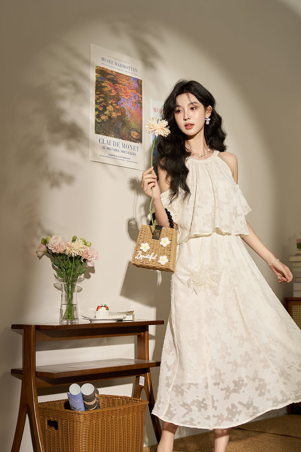 Gaun Maxi Off the Shoulder untuk Wanita