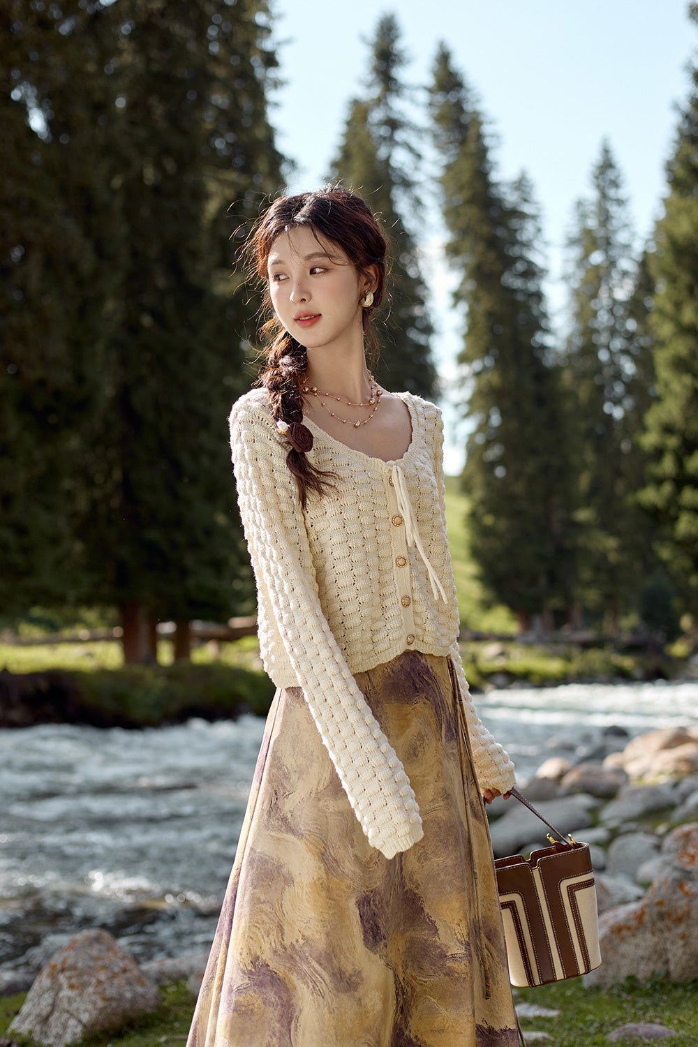 여성용 니트 셔츠