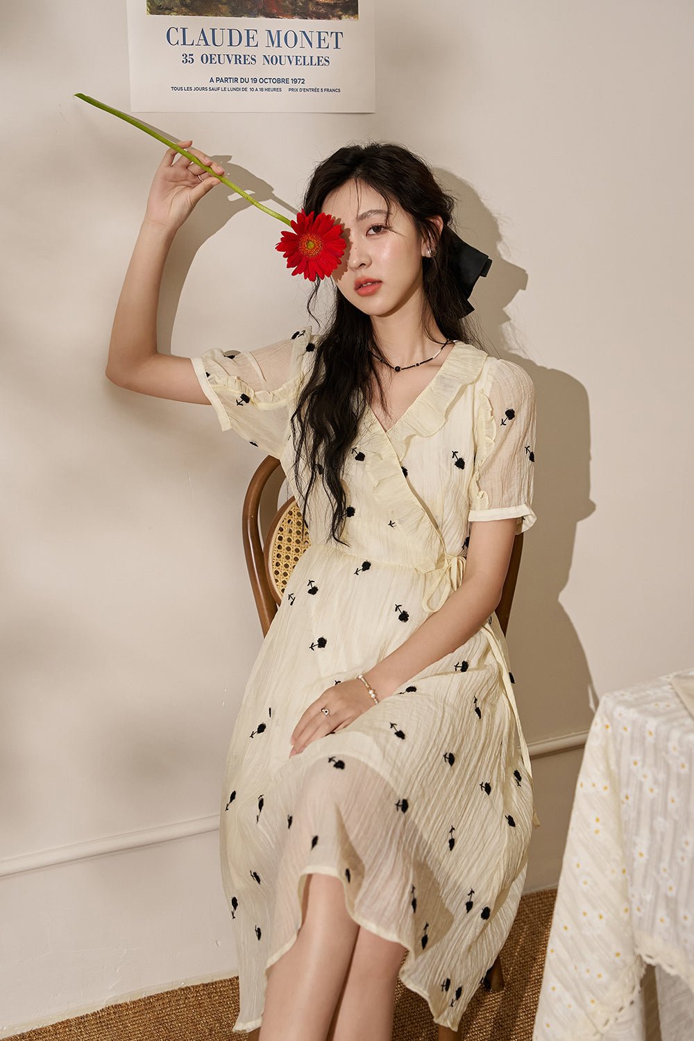 Gaun Maxi Bunga untuk Wanita