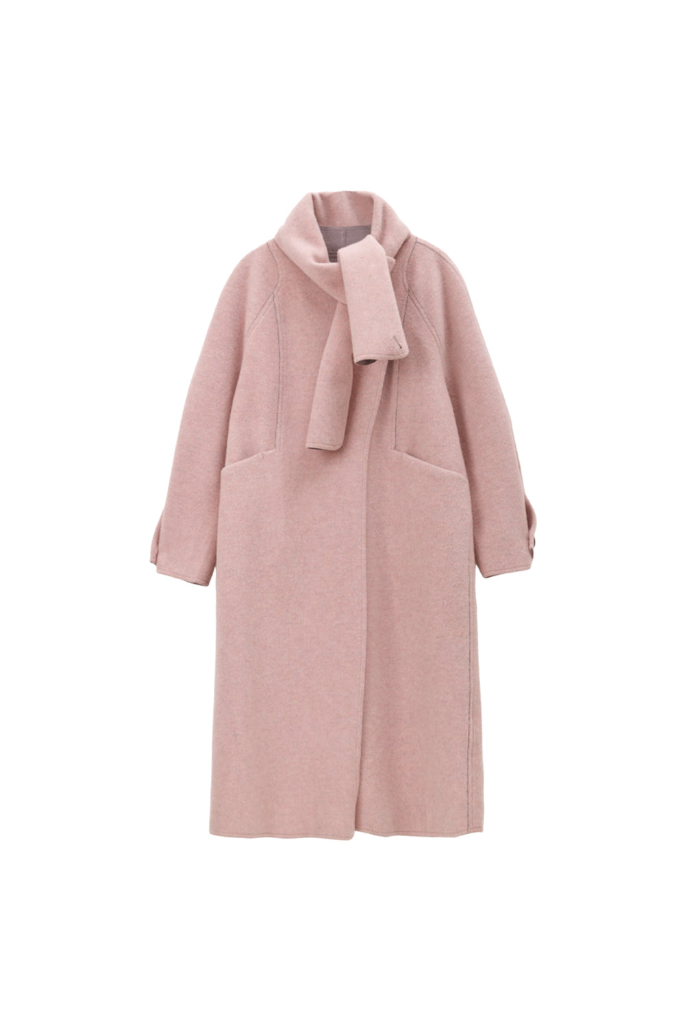 Áo khoác len + Khăn quàng cổ cho nữ