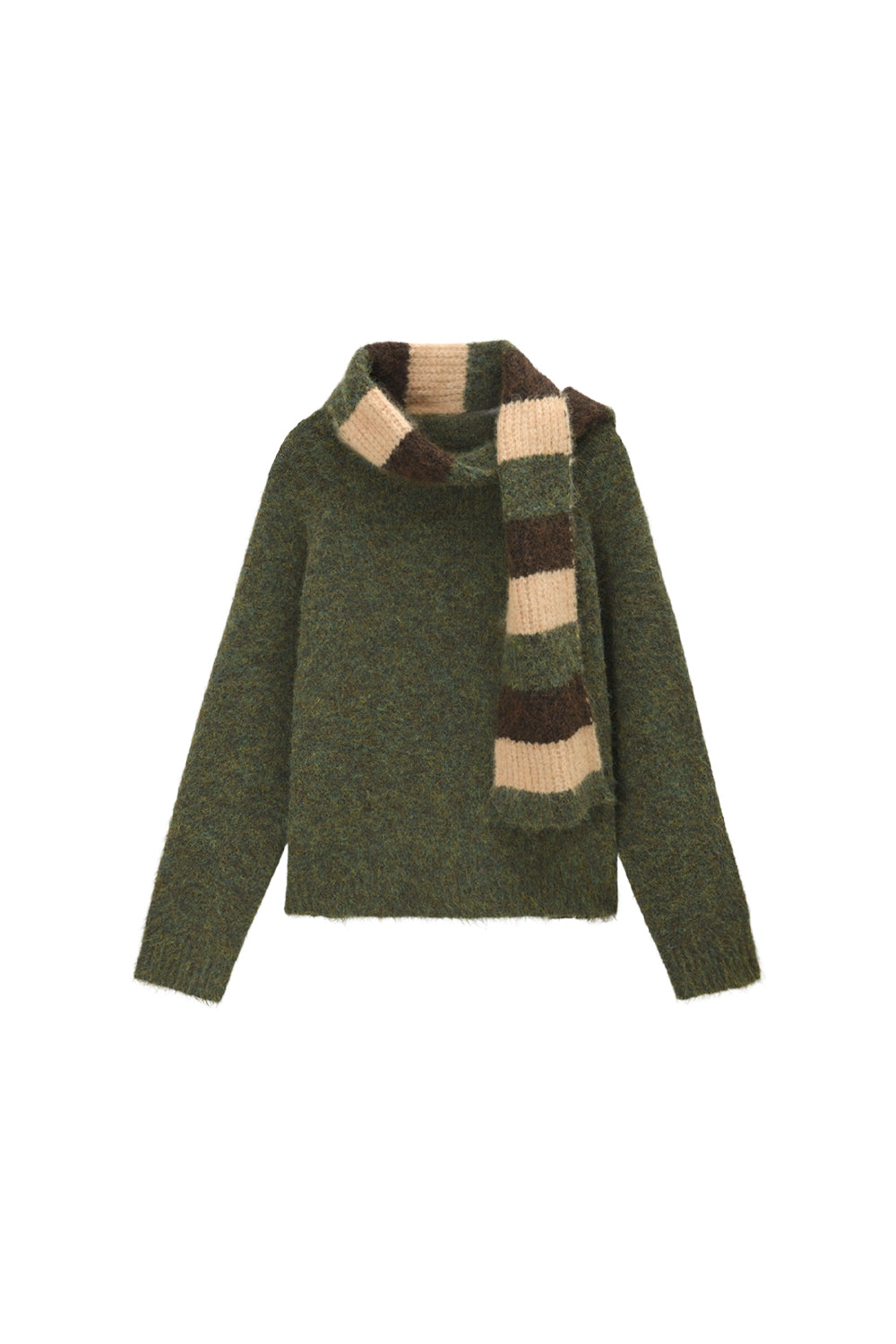 Knit Shirt+Scarf for Women