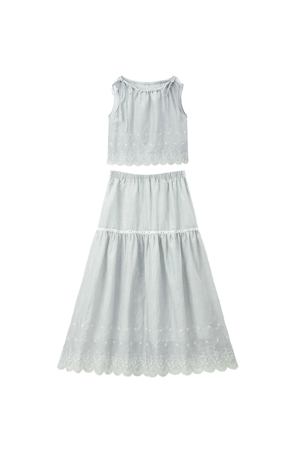 Blouse and Skirt Set