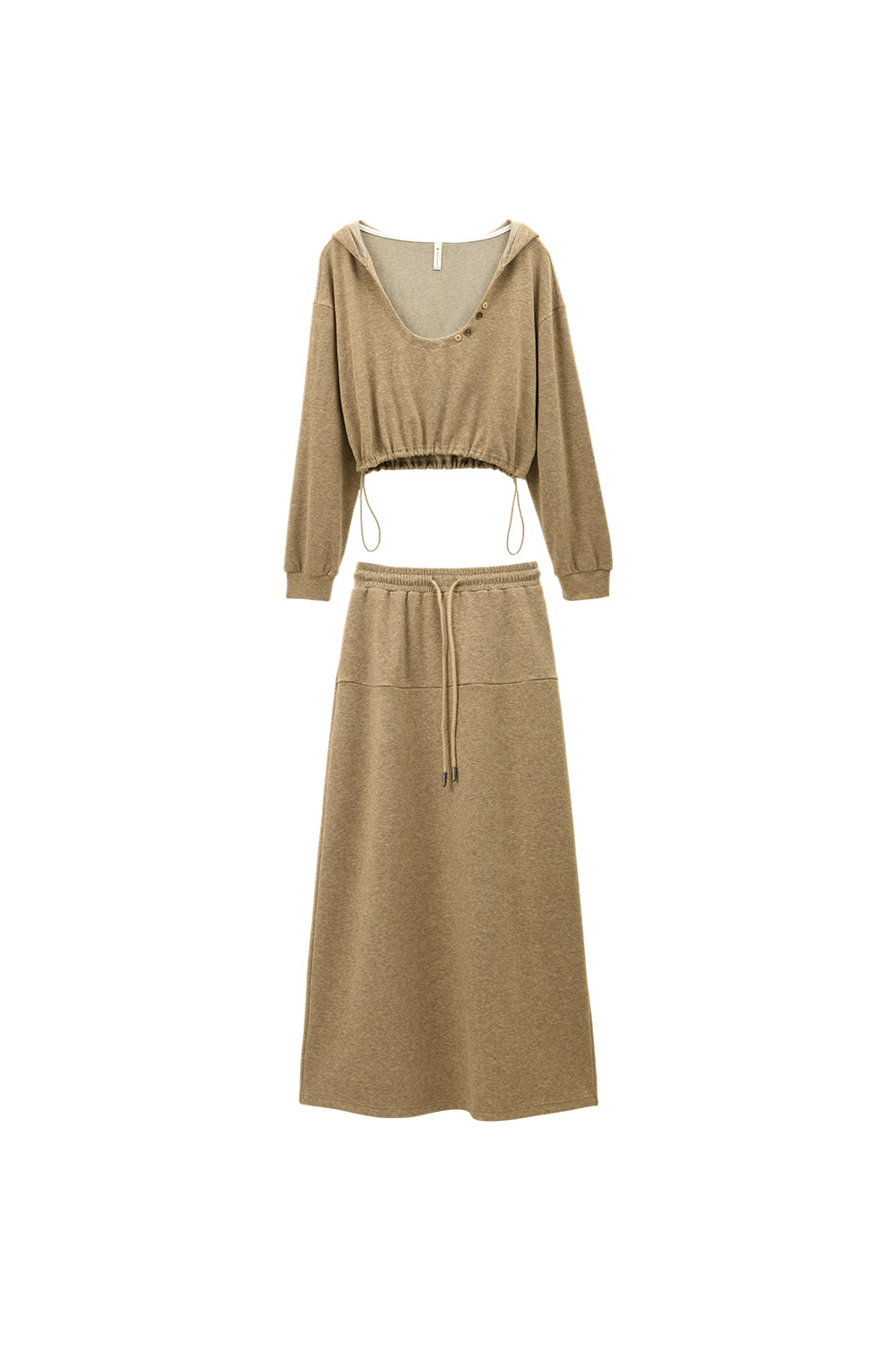 Knit Shirt and Skirt Set MISHOW