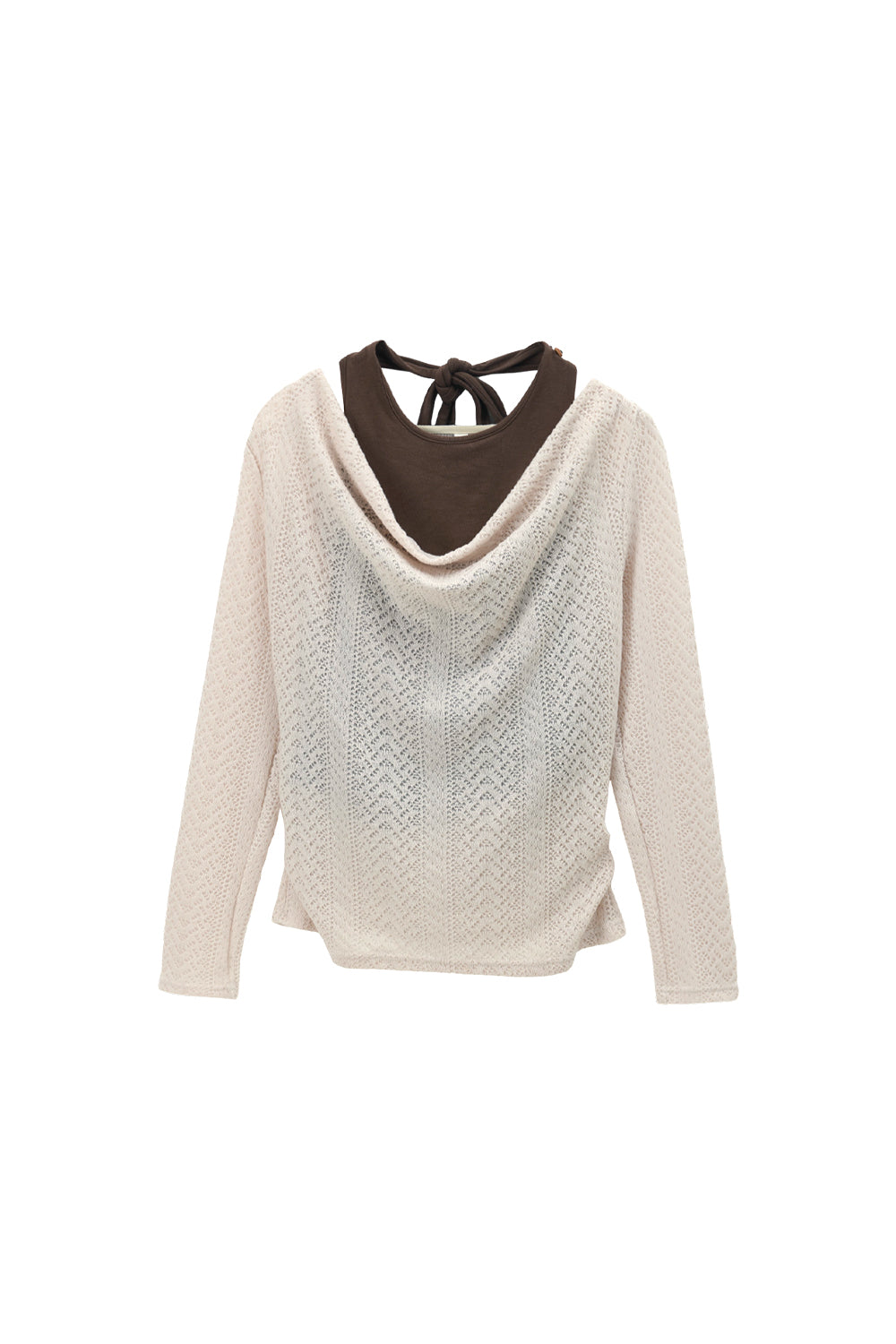 Spaghetti Strap Top and Knit Shirt Set