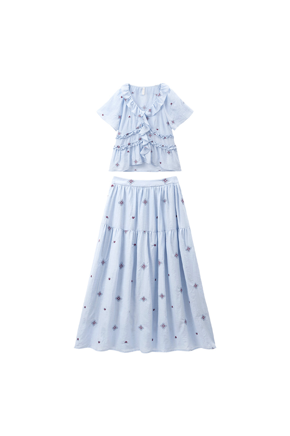 Blouse and Skirt Set